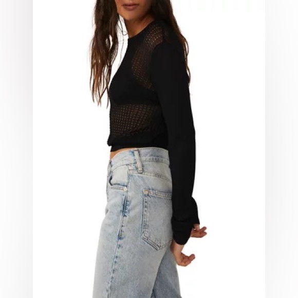 NWT FREE PEOPLE H2O CREW PULLOVER MEDIUM - Picture 4 of 5